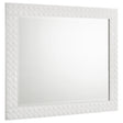 Ives White High Gloss Dresser Mirror by Coaster at Eve Furniture