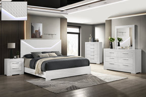 Ivette White Bedroom set by New Era Innovations at Eve Furniture