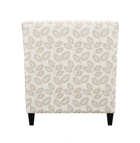Ivey Botanical Beige Accent Chair by Furniture of America at Eve Furniture