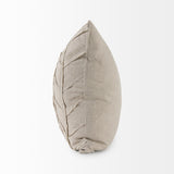 Ivivva Beige Fabric Textured Decorative Pillow Cover by Mercana at Eve Furniture