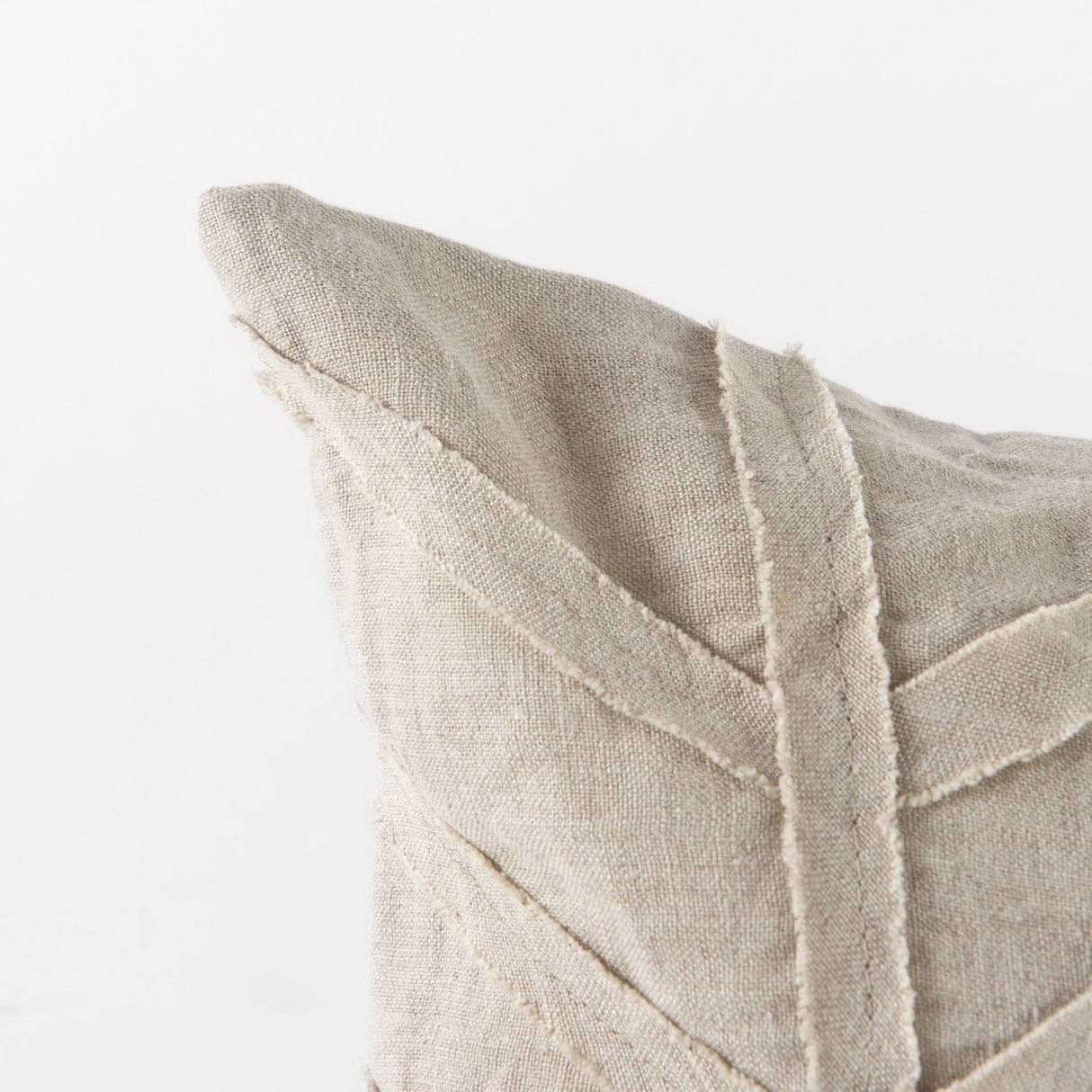 Ivivva Beige Fabric Textured Decorative Pillow Cover by Mercana at Eve Furniture