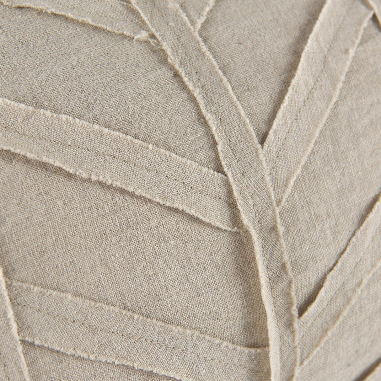 Ivivva Beige Fabric Textured Decorative Pillow Cover by Mercana at Eve Furniture