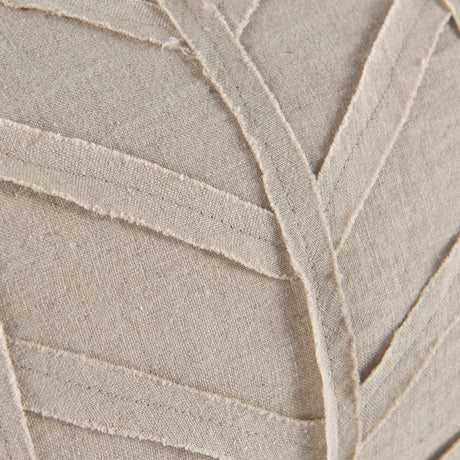 Ivivva Beige Fabric Textured Decorative Pillow Cover by Mercana at Eve Furniture