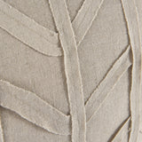 Ivivva Beige Fabric Textured Decorative Pillow Cover by Mercana at Eve Furniture