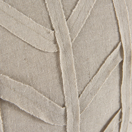 Ivivva Beige Fabric Textured Decorative Pillow Cover by Mercana at Eve Furniture