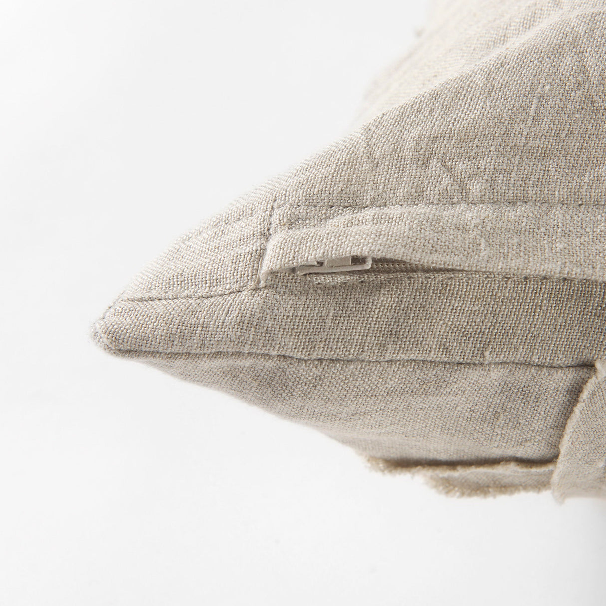 Ivivva Beige Fabric Textured Decorative Pillow Cover by Mercana at Eve Furniture