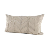 Ivivva Beige Fabric Textured Decorative Pillow Cover by Mercana at Eve Furniture