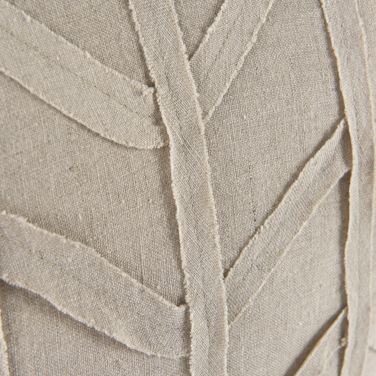 Ivivva Beige Fabric Textured Pillow Cover w/Non-Allergen Filler, Set of 2 by Mercana at Eve Furniture