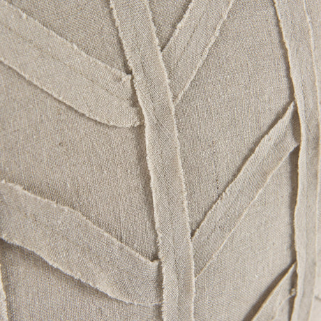 Ivivva Beige Fabric Textured Pillow Cover w/Non-Allergen Filler, Set of 2 by Mercana at Eve Furniture