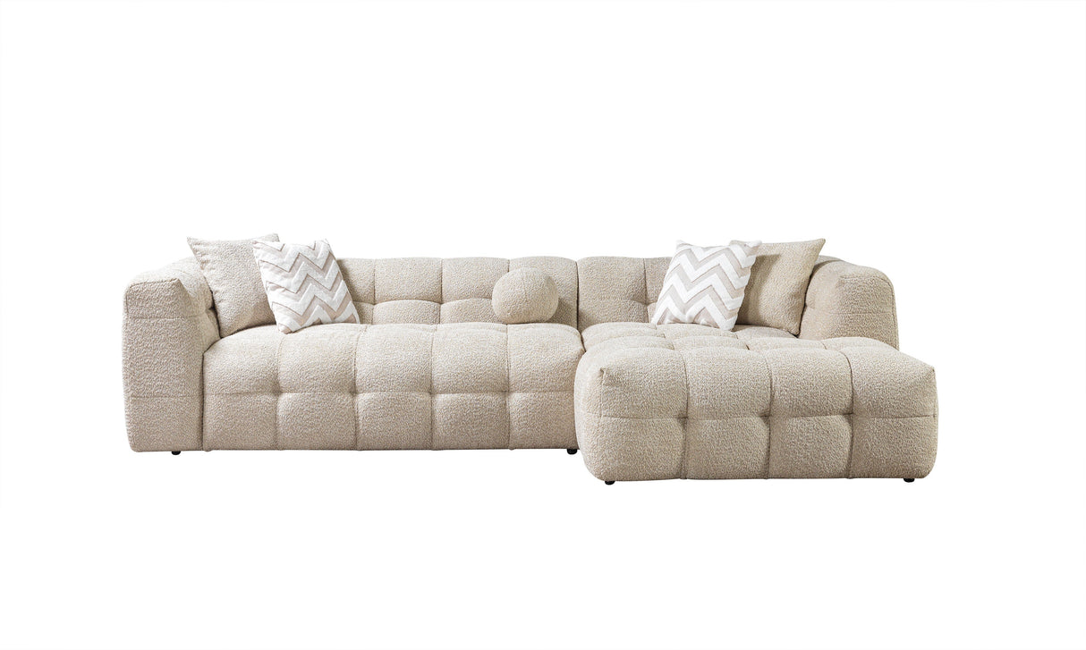 Ivy Sand Boucle RAF Sectional