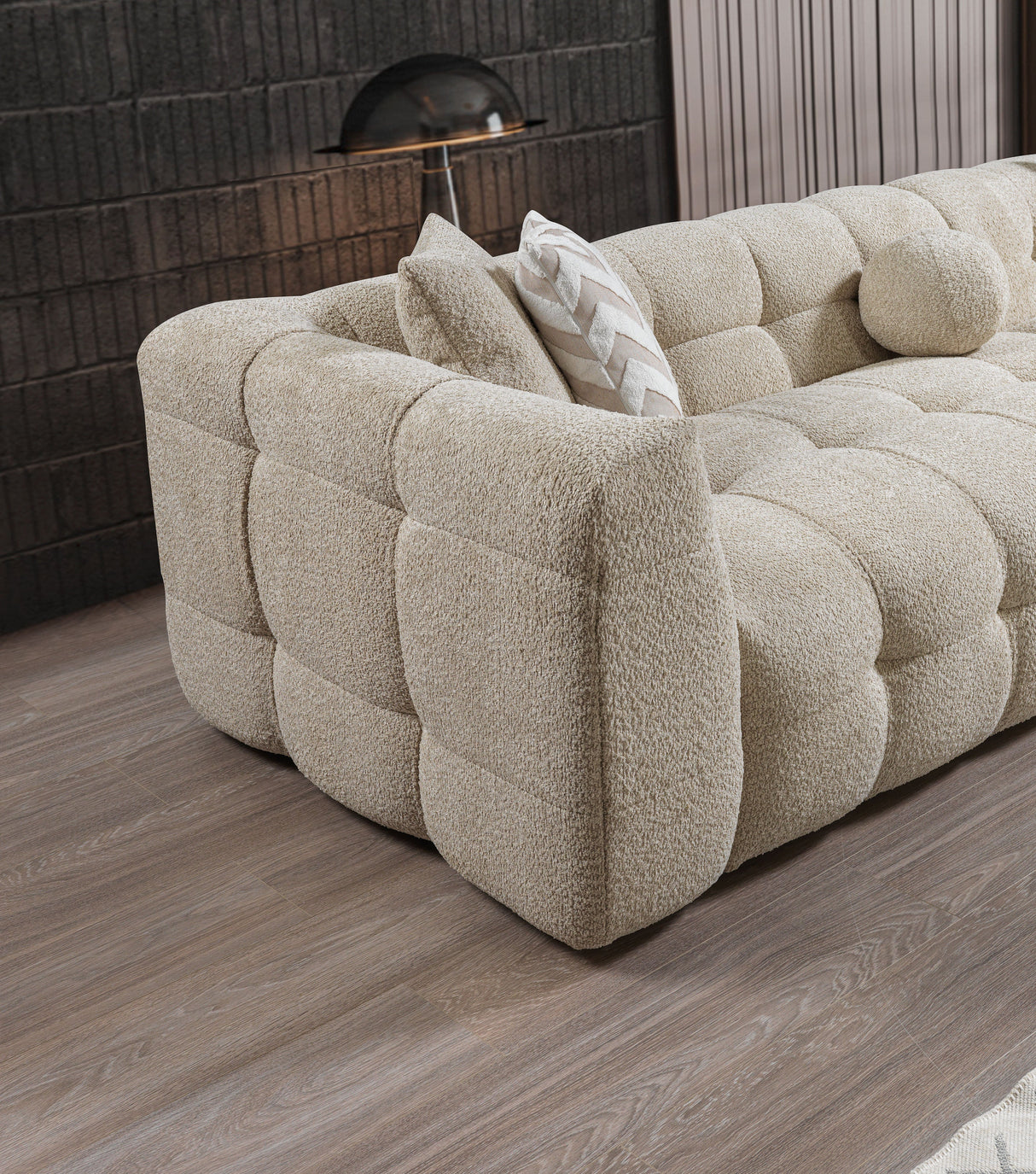 Ivy Sand Boucle RAF Sectional