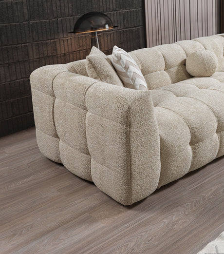 Ivy Sand Boucle RAFChaise Sectional