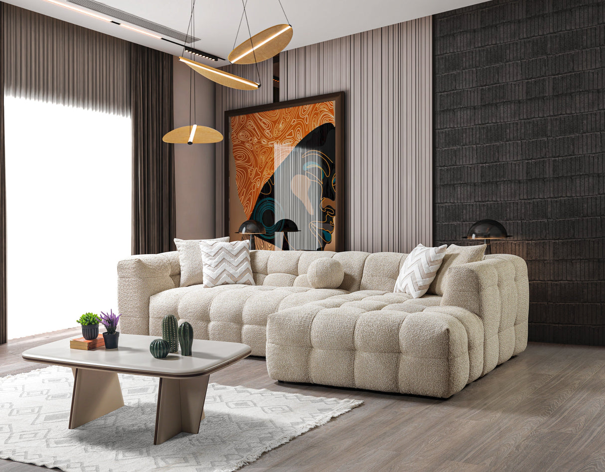 Ivy Sand Boucle RAF Sectional