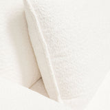 Ivy White Faux Shearling Reversible 4-Pc Sectional by Diamond Sofa at Eve Furniture