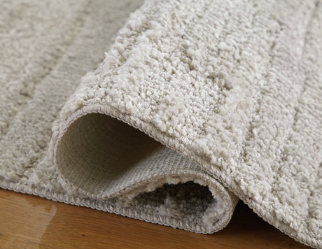 Ivygail Fog Large Rug by Ashley at Eve Furniture