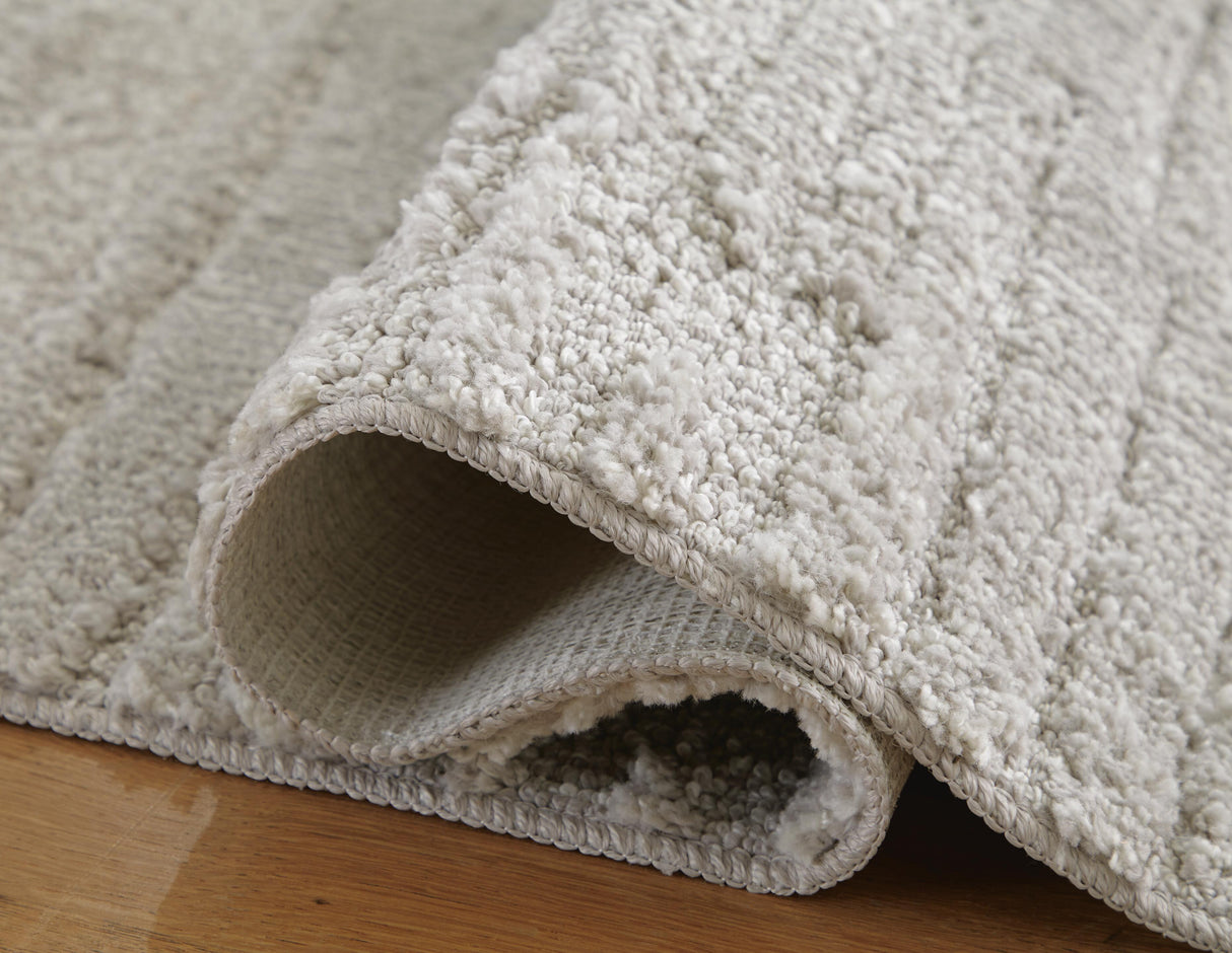 Ivygail Fog Medium Rug by ASHLEY FURNITURE at Eve Furniture