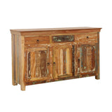 Ixora White Washed and Black 2-Door Accent Cabinet by Coaster at Eve Furniture