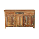 Ixora White Washed and Black 2-Door Accent Cabinet by Coaster at Eve Furniture