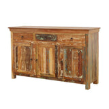 Ixora White Washed and Black 2-Door Accent Cabinet by Coaster at Eve Furniture