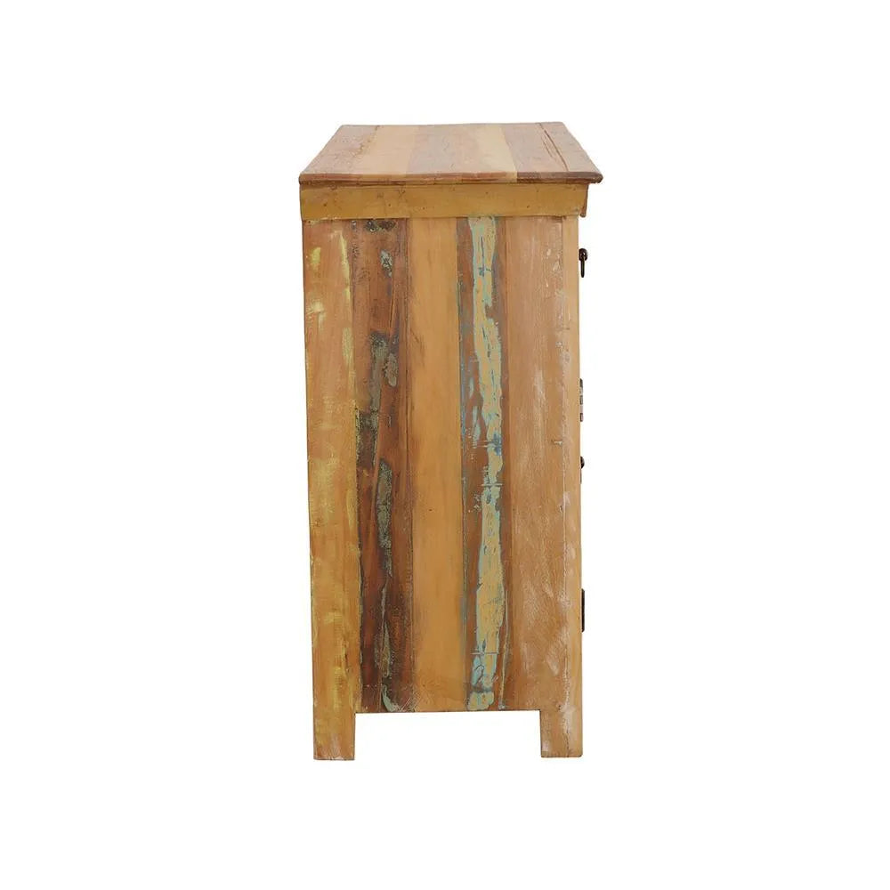 Ixora White Washed and Black 2-Door Accent Cabinet by Coaster at Eve Furniture