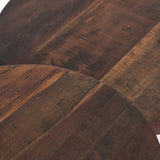 Iza Medium Brown Wooden Riser (Set of 2) by Mercana at Eve Furniture