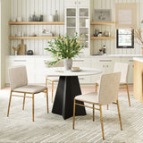 Izar White Dining Table by Zuomod at Eve Furniture