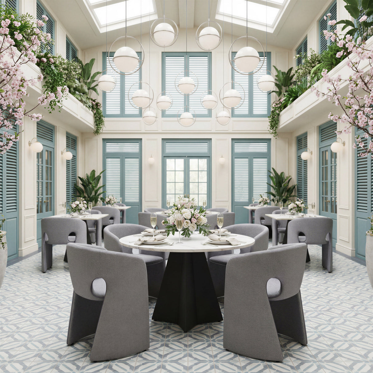 Izar White Dining Table by Zuomod at Eve Furniture