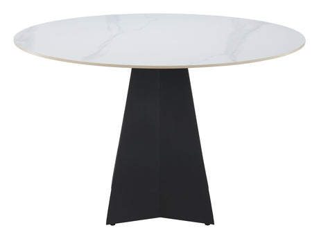 Izar White Dining Table by Zuomod at Eve Furniture