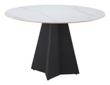 Izar White Dining Table by Zuomod at Eve Furniture