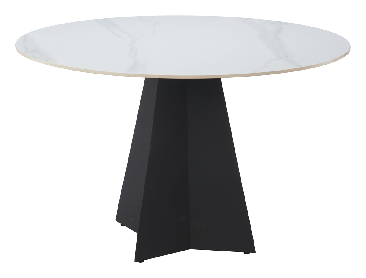 Izar White Dining Table by Zuomod at Eve Furniture