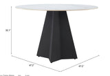 Izar White Dining Table by Zuomod at Eve Furniture