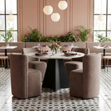 Izar White Dining Table by Zuomod at Eve Furniture