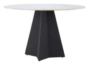 Izar White Dining Table by Zuomod at Eve Furniture