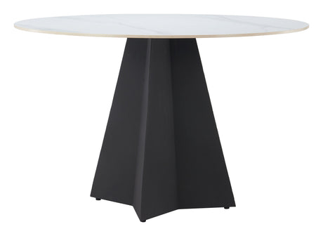 Izar White Dining Table by Zuomod at Eve Furniture