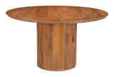 Izola Brown Dining Table by Zuomod at Eve Furniture