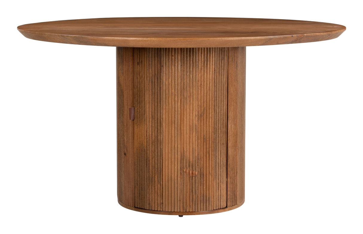 Izola Brown Dining Table by Zuomod at Eve Furniture