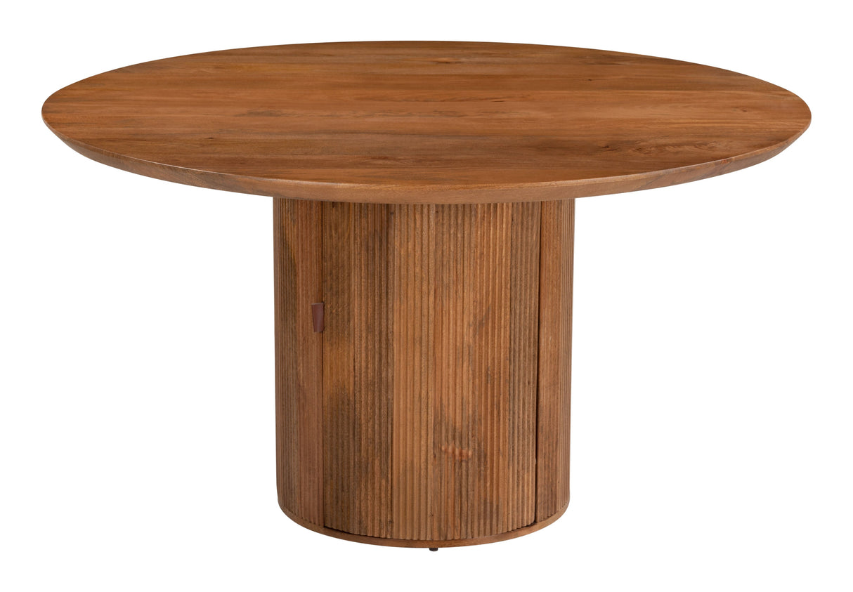 Izola Brown Dining Table by Zuomod at Eve Furniture