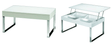 J030 White Coffee Table by ESF Furniture at Eve Furniture