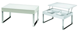 J030 White Coffee Table by ESF Furniture at Eve Furniture