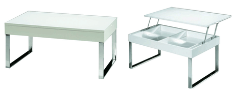 J030 White Coffee Table by ESF Furniture at Eve Furniture