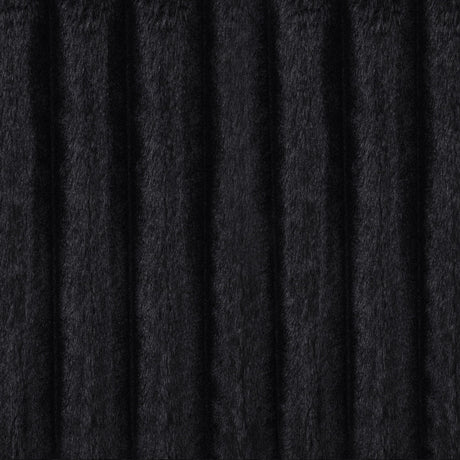 Jacana Corduroy Upholstered Dual Power Chaise Sofa Black by Coaster at Eve Furniture