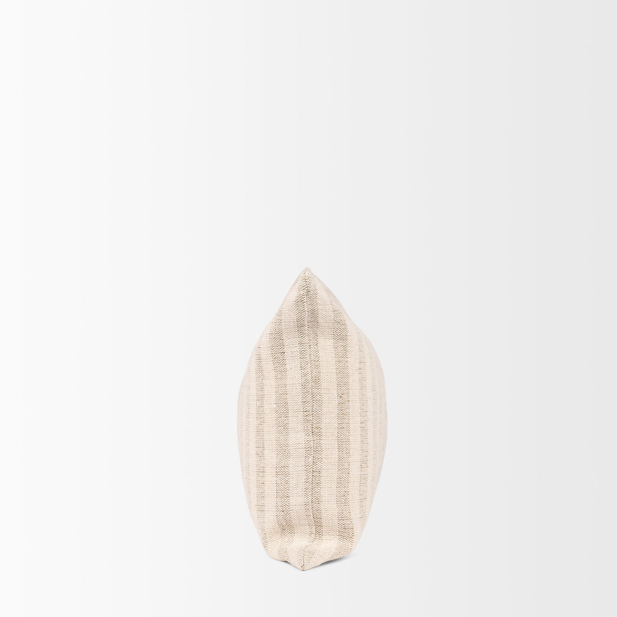 Jace Cream w/ Beige Stripe Lumbar Decorative Pillow Cover by Mercana at Eve Furniture