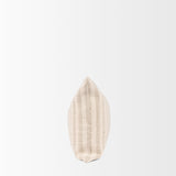Jace Cream w/ Beige Stripe Lumbar Decorative Pillow Cover by Mercana at Eve Furniture