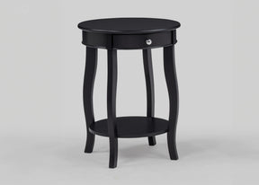Jacie Black Chairside End Table by Crown Mark at Eve Furniture