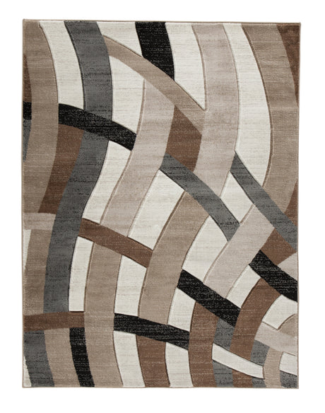 Jacinth Multi 6'6" x 9'6" Rug by Ashley at Eve Furniture