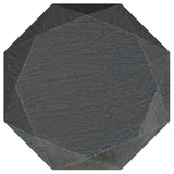 Jacinto Grey Geometric Solid Mango Wood Side Table by Coaster at Eve Furniture