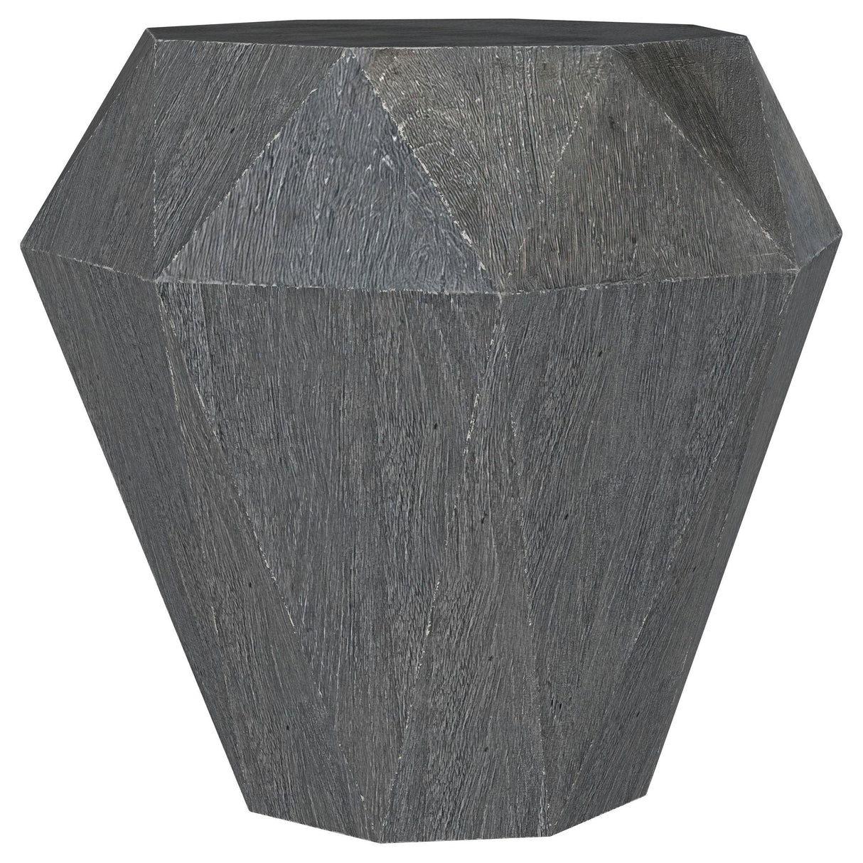 Jacinto Grey Geometric Solid Mango Wood Side Table by Coaster at Eve Furniture