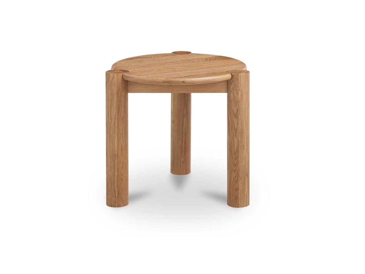 Jack Brushed Natural Oak Side Table by Moe's Home at Eve Furniture