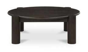 Jack Coffee Table Brushed Dark Brown by Moe's Home at Eve Furniture