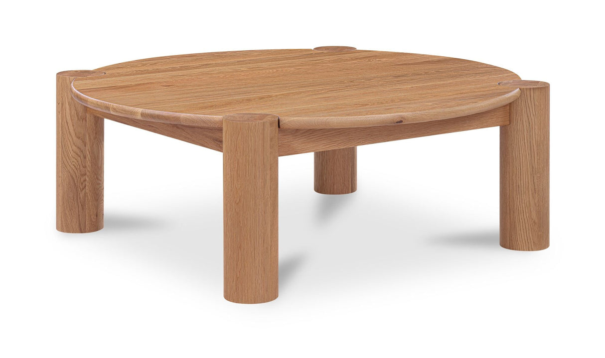Jack Coffee Table Brushed Natural Oak by Moe's Home at Eve Furniture
